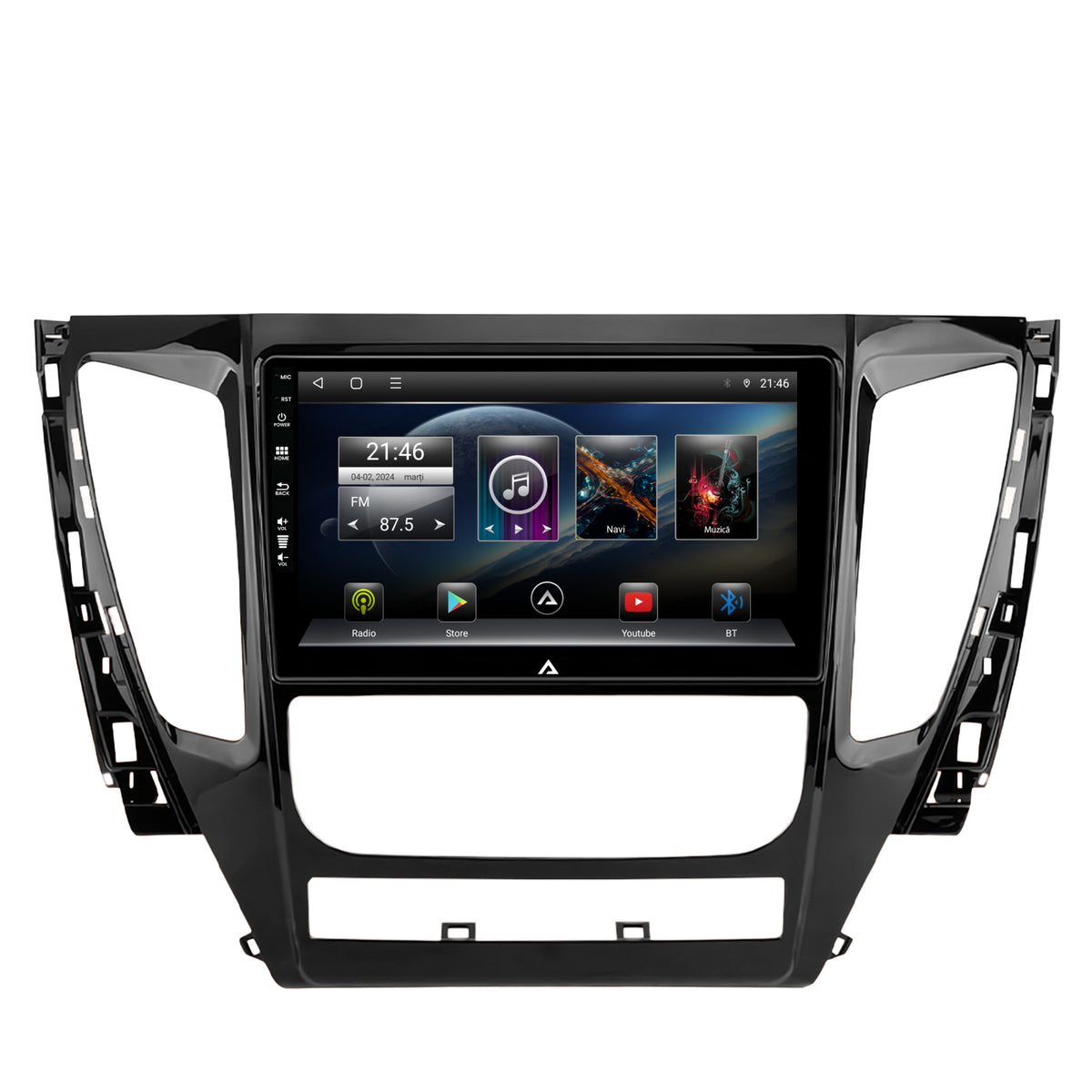 Navigatie Mitsubishi Pajero (2016-2018), Android, E-Octacore / 2GB RAM + 32GB ROM, 9 Inch - AD-BGE9002+AD-BGRKIT270