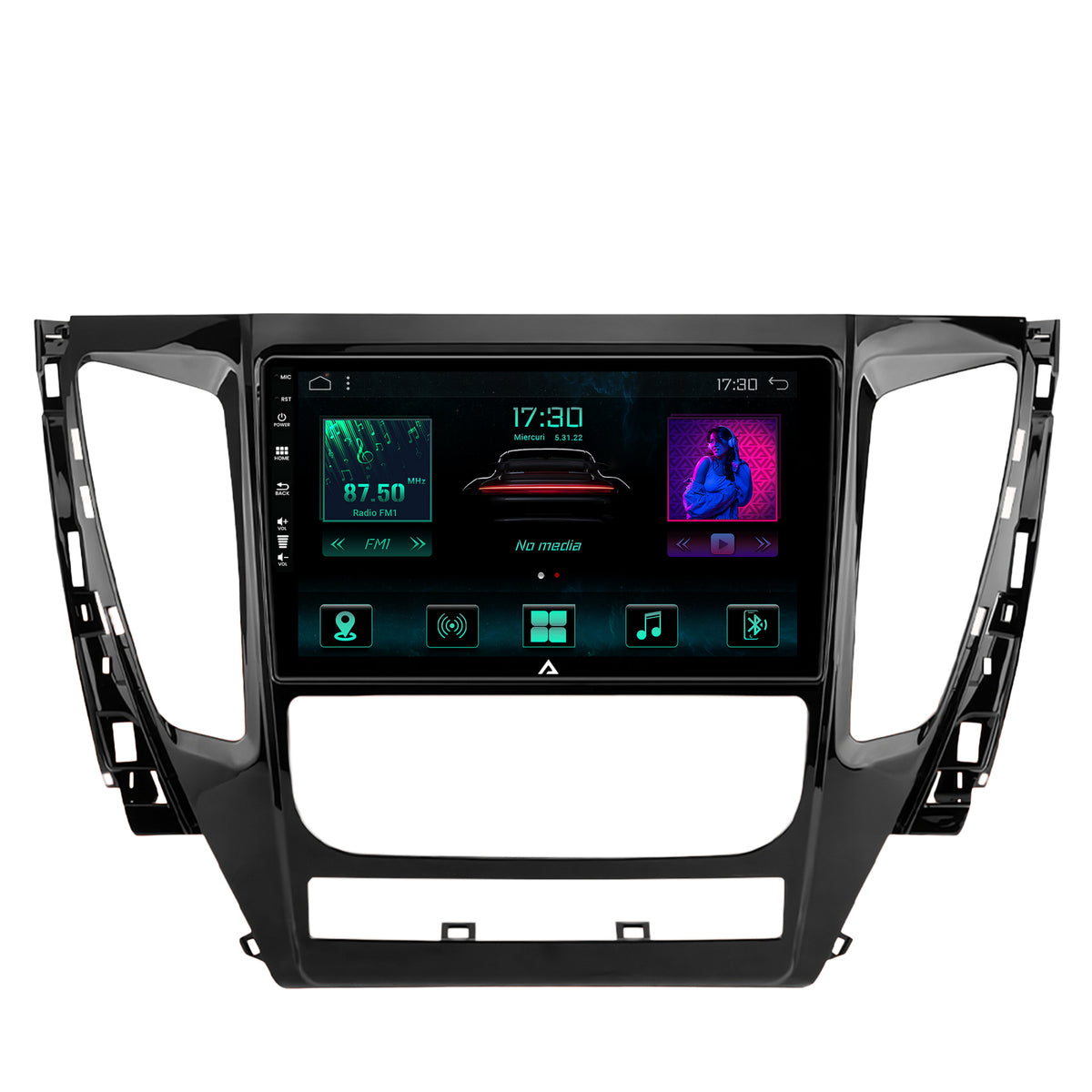 Navigatie Mitsubishi Pajero (2016-2018), Android, A-Octacore / 4GB RAM + 64GB ROM, 9 Inch - AD-BGA9004+AD-BGRKIT270
