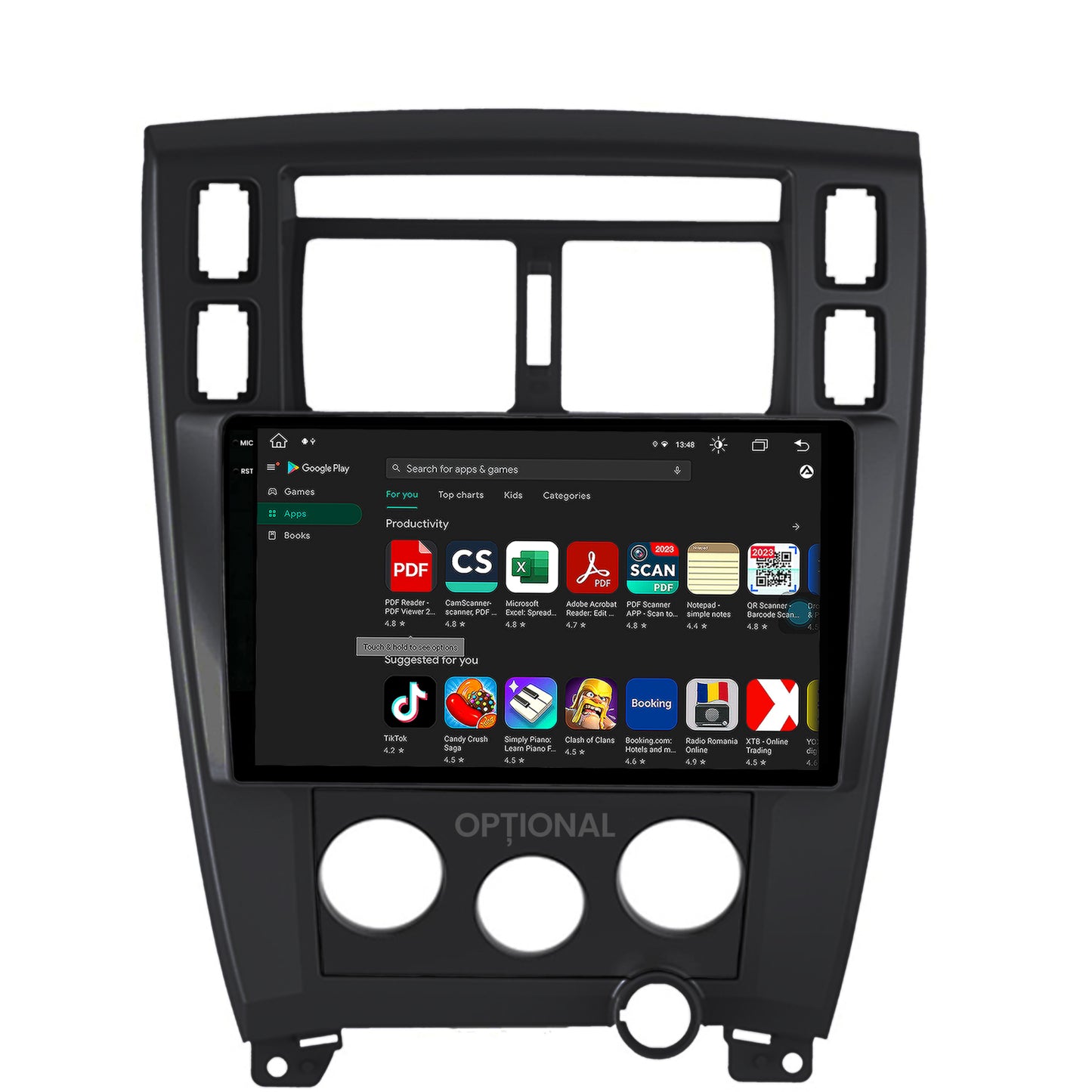 Navigatie Hyundai Tucson (2006-2013), Android, V-Octacore / 4GB RAM + 64GB ROM, 10.36 Inch - AD-BGV10004+AD-BGRKIT200B