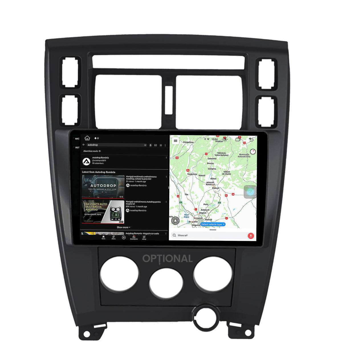 Navigatie Hyundai Tucson (2006-2013), Android, V-Octacore / 4GB RAM + 64GB ROM, 10.36 Inch - AD-BGV10004+AD-BGRKIT200B