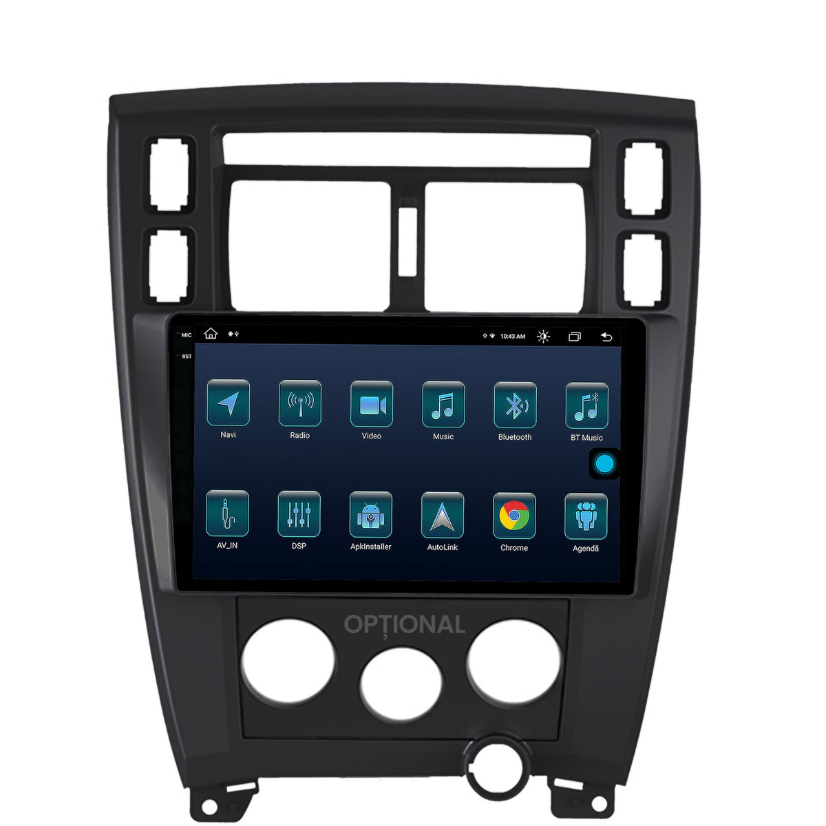 Navigatie Hyundai Tucson (2006-2013), Android, X-Octacore / 8GB RAM + 256GB ROM, 10.36 Inch - AD-BGX10008+AD-BGRKIT200B