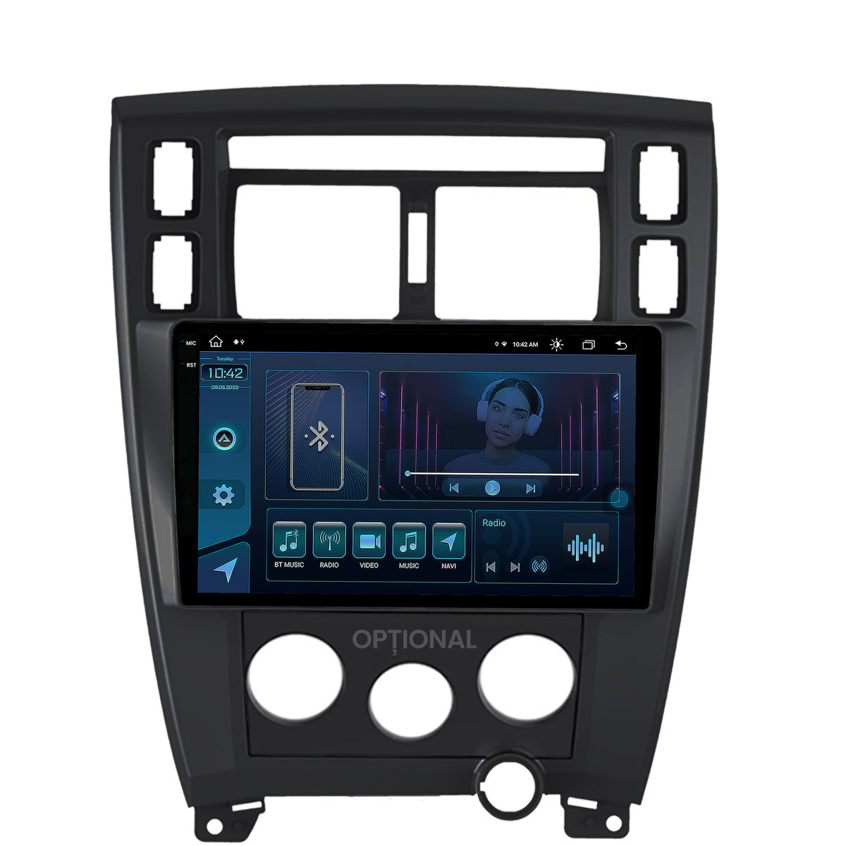 Navigatie Hyundai Tucson (2006-2013), Android, X-Octacore / 8GB RAM + 256GB ROM, 10.36 Inch - AD-BGX10008+AD-BGRKIT200B