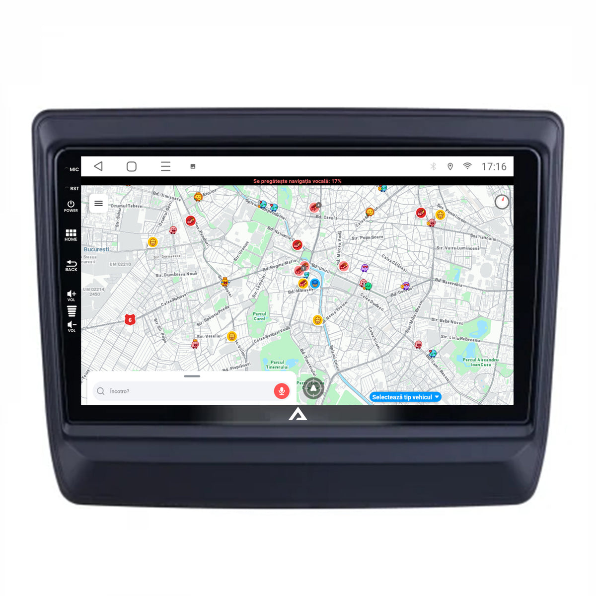 Navigatie Isuzu D-MAX (2020+), Android, P-Octacore / 2GB RAM + 32GB ROM, 9 Inch - AD-BGP9002+AD-BGRKIT316