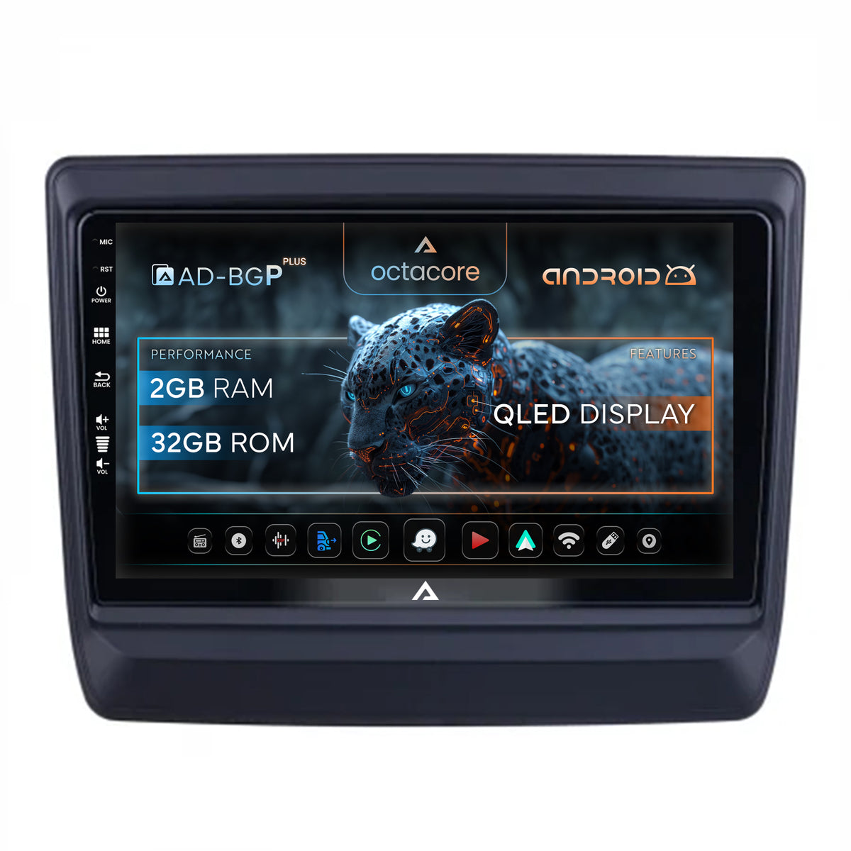 Navigatie Isuzu D-MAX (2020+), Android, P-Octacore / 2GB RAM + 32GB ROM, 9 Inch - AD-BGP9002+AD-BGRKIT316