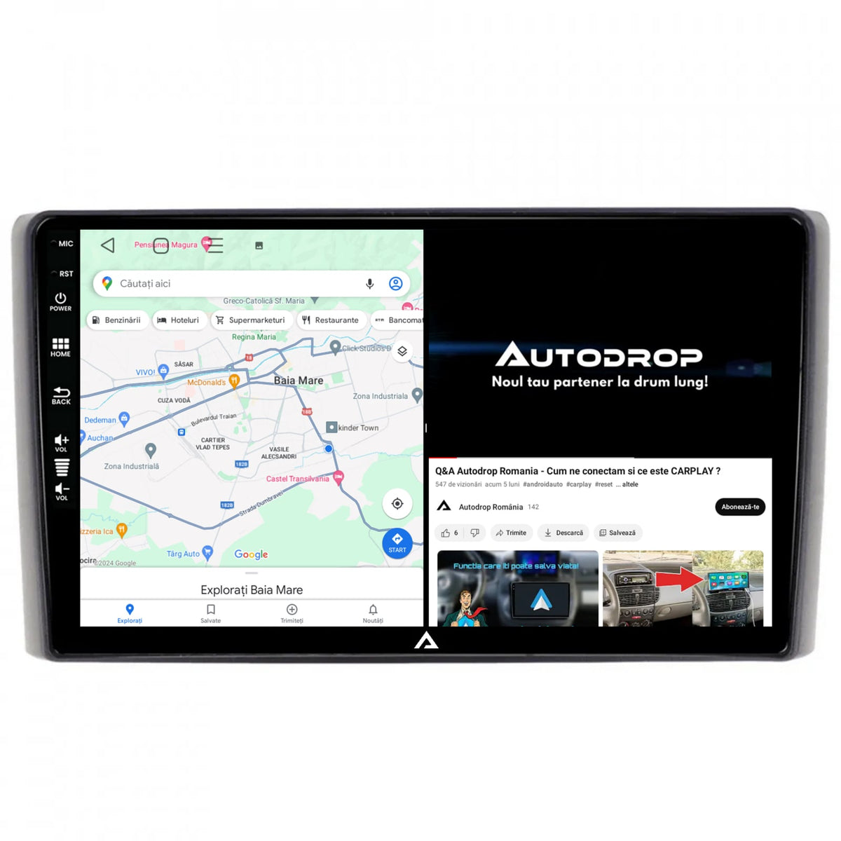 Navigatie Iveco Daily (2006-2014), Android, E-Octacore / 2GB RAM + 32GB ROM, 9 Inch - AD-BGE9002+AD-BGRKIT361V2
