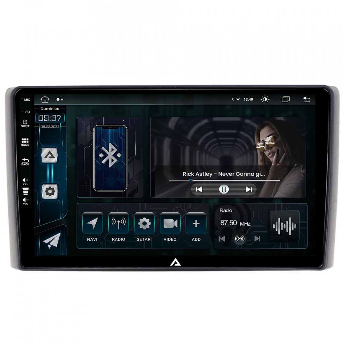 Navigatie Iveco Daily (2006-2014), Android, Z-Octacore / 8GB RAM + 256GB ROM, 9 Inch - AD-BGZ9008+AD-BGRKIT361V2