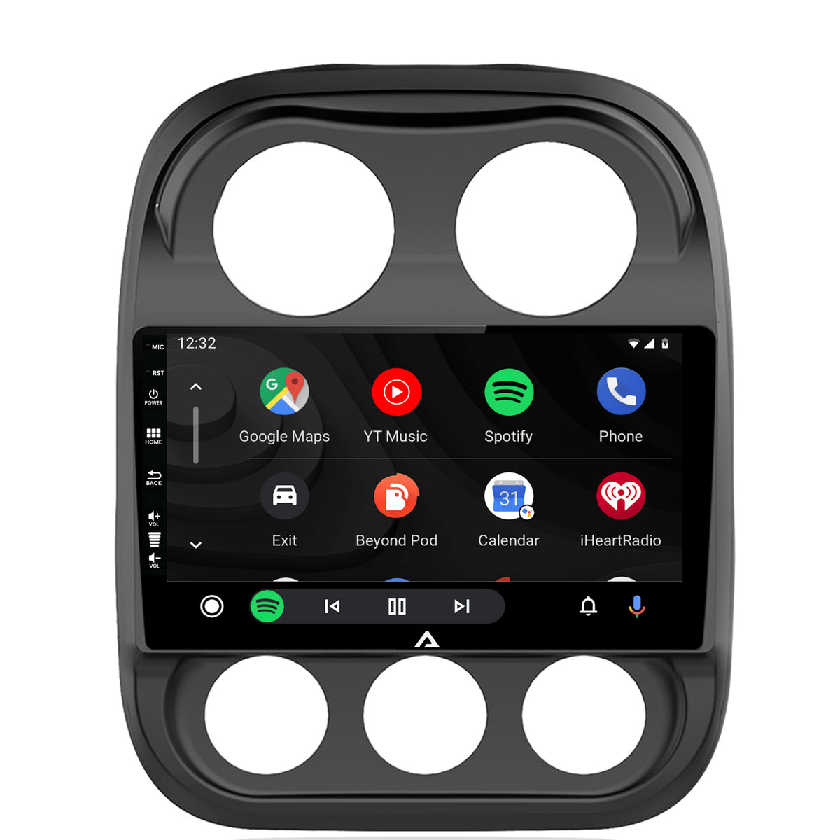 Navigatie Jeep Compass (2009-2016), Android, A-Octacore / 4GB RAM + 64GB ROM, 10.1 Inch - AD-BGA10004+AD-BGRKIT284