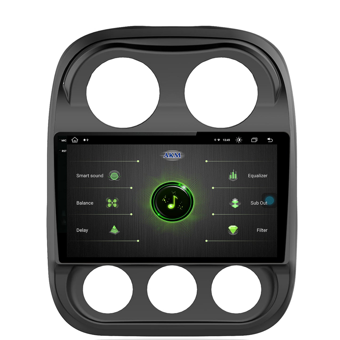 Navigatie Jeep Compass (2009-2016), Android, X-Octacore / 8GB RAM + 256GB ROM, 10.36 Inch Inch - AD-BGX10008+AD-BGRKIT284