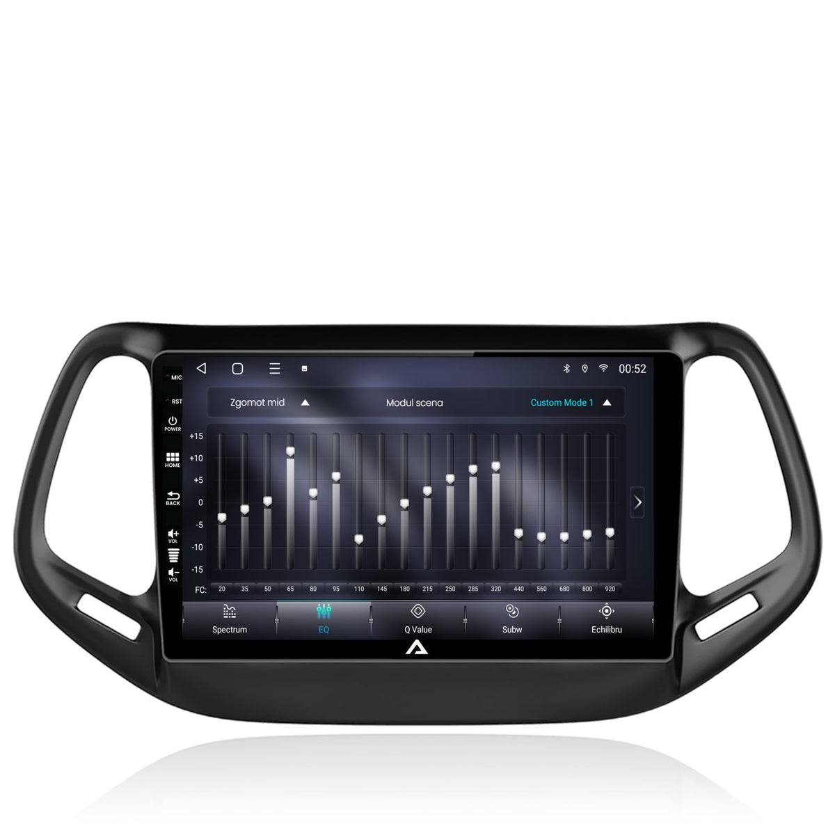 Navigatie Jeep Compass (2016+), Android, E-Octacore / 2GB RAM + 32GB ROM, 10.1 Inch - AD-BGE10002+AD-BGRKIT287