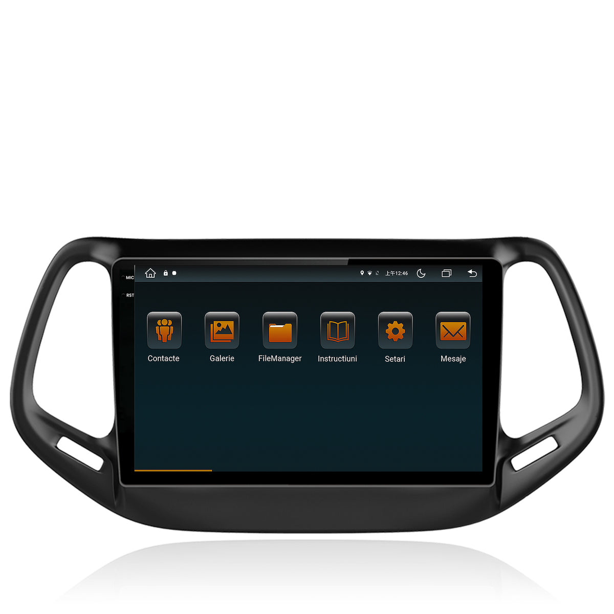Navigatie Jeep Compass (2016+), Android, V-Octacore / 4GB RAM + 64GB ROM, 10.36 Inch - AD-BGV10004+AD-BGRKIT287