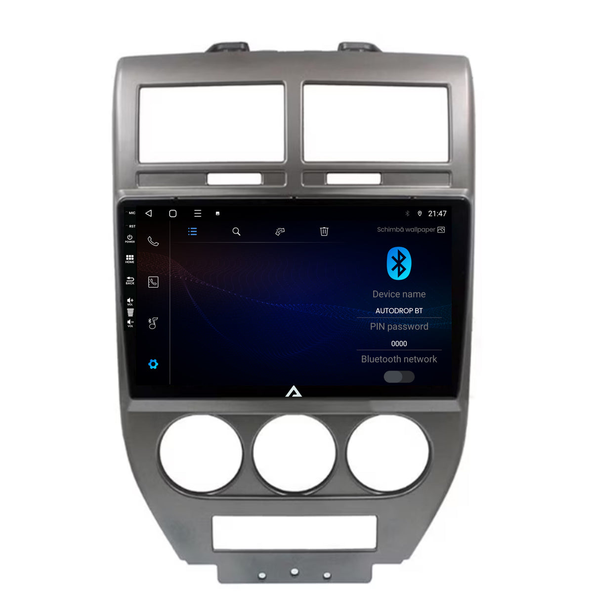 Navigatie Jeep Compass/Patriot (2006-2010), Android, E-Octacore / 2GB RAM + 32GB ROM, 10.1 Inch - AD-BGE10002+AD-BGRKIT295