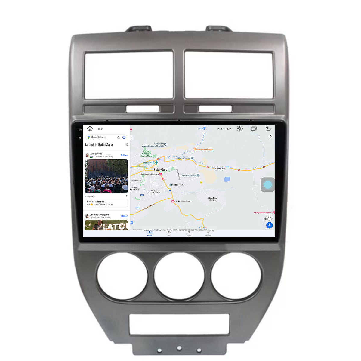 Navigatie Jeep Compass/Patriot (2006-2010), Android, X-Octacore / 8GB RAM + 256GB ROM, 10.36 Inch - AD-BGX10008+AD-BGRKIT295