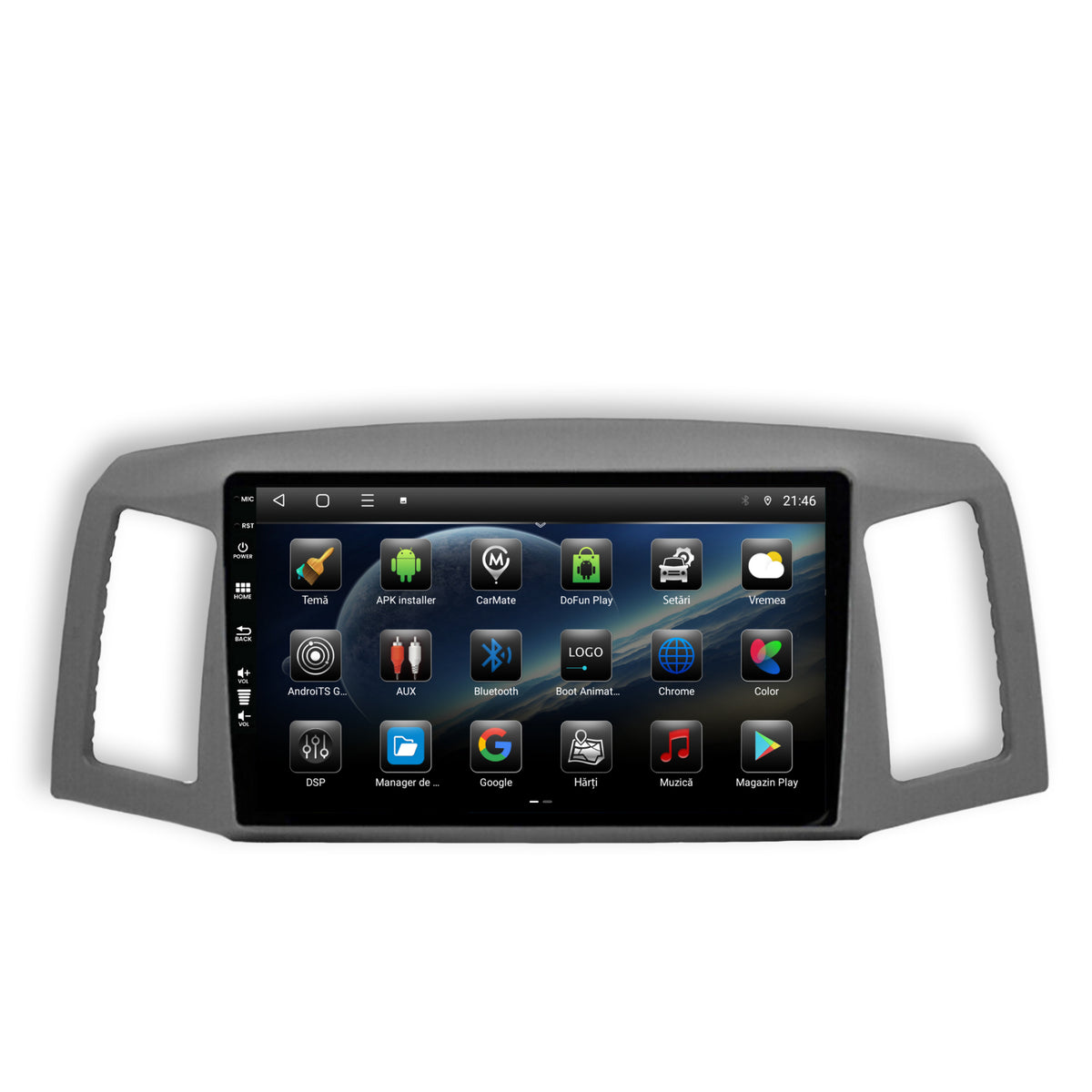 Navigatie Jeep Grand Cherokee (2004-2007), Android, E-Octacore / 2GB RAM + 32GB ROM, 10.1 Inch - AD-BGE10002+AD-BGRKIT297v2