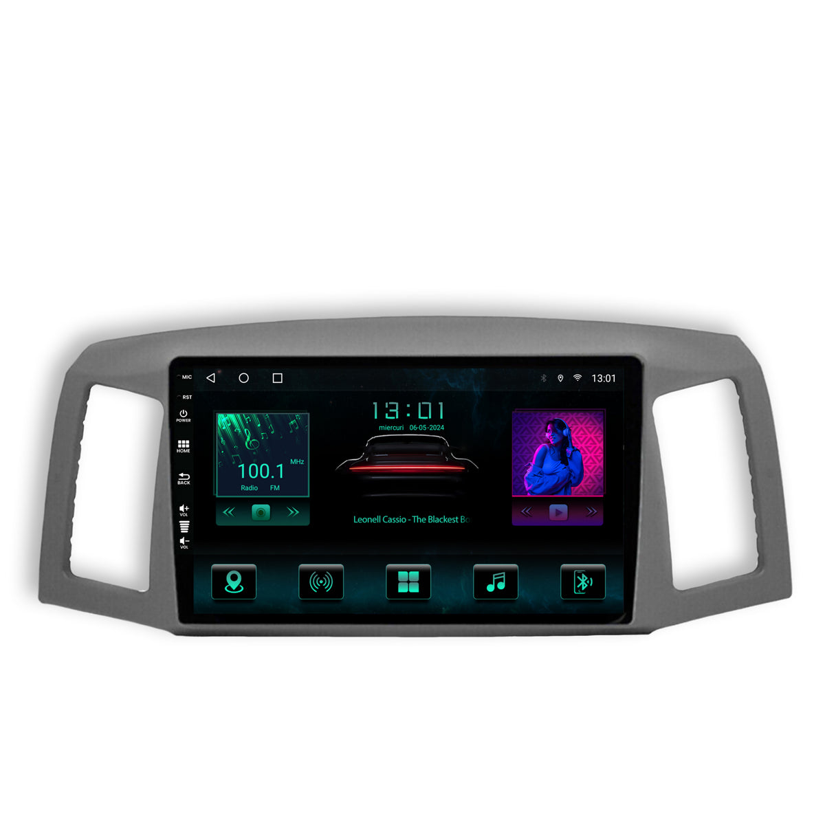 Navigatie Jeep Grand Cherokee (2004-2007), Android, A-Octacore / 4GB RAM + 64GB ROM, 10.36 Inch - AD-BGA10004+AD-BGRKIT297v2