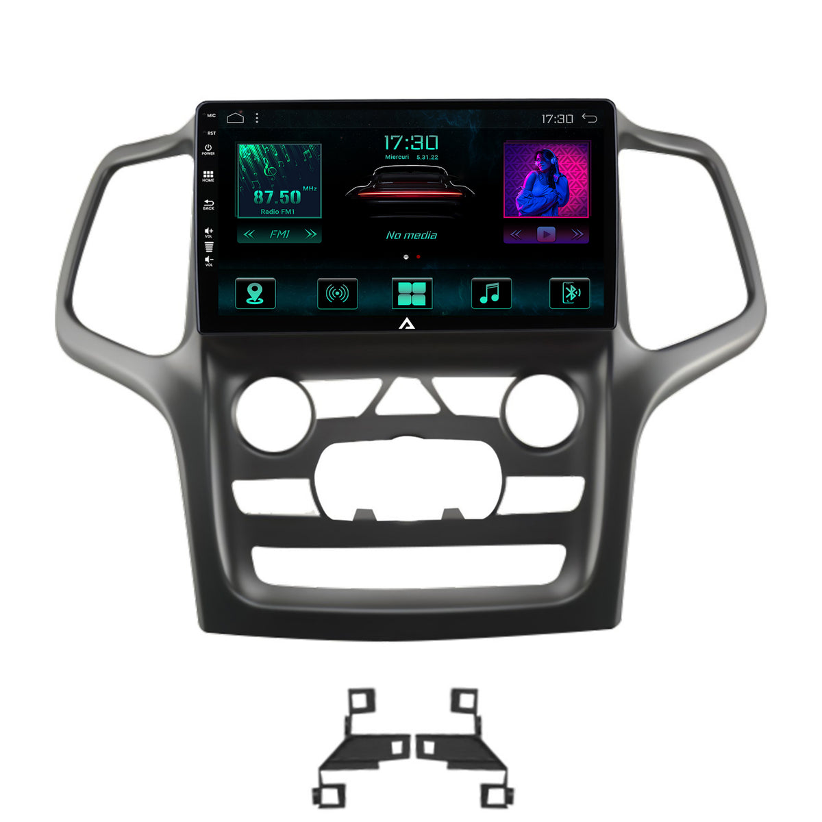 Navigatie Jeep Grand Cherokee (2014-2022), Android, A-Octacore / 4GB RAM + 64GB ROM, 9 Inch - AD-BGA9004+AD-BGRKIT272