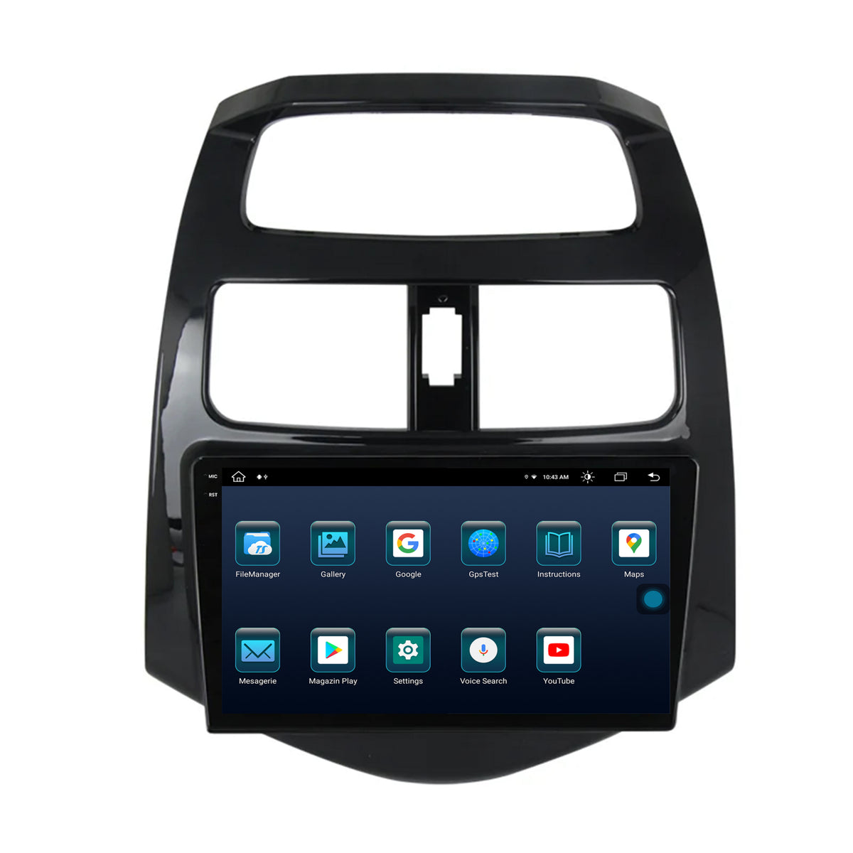 Navigatie Daewoo Matiz / Chevrolet Spark (2010-2014), Android, X-Octacore / 8GB RAM + 256GB ROM, 9.5 Inch - AD-BGX9008+AD-BGRKIT243