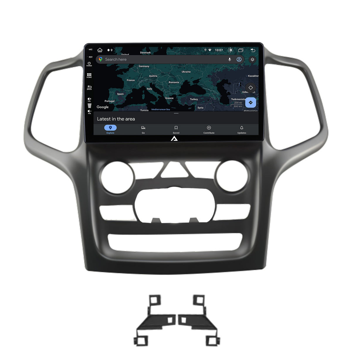 Navigatie Jeep Grand Cherokee (2014-2022), Android, Z-Octacore / 8GB RAM + 256GB ROM, 9 Inch - AD-BGZ9008+AD-BGRKIT272