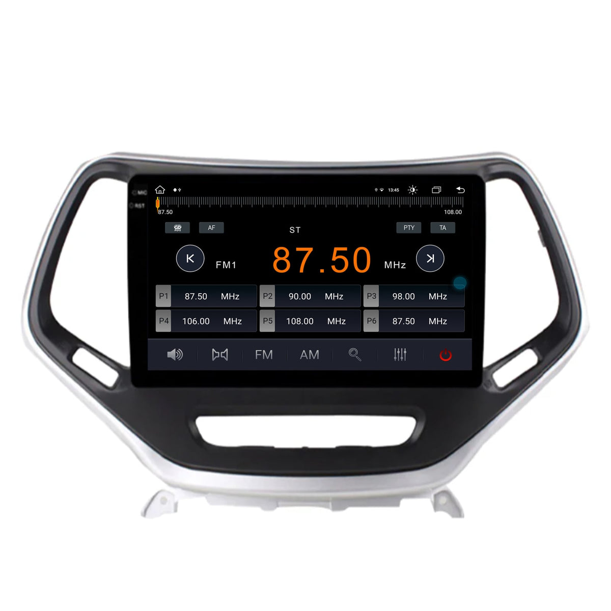 Navigatie Jeep Grand Cherokee (2015+), Android, V-Octacore / 4GB RAM + 64GB ROM, 10.36 Inch - AD-BGV100042k+AD-BGRKIT285
