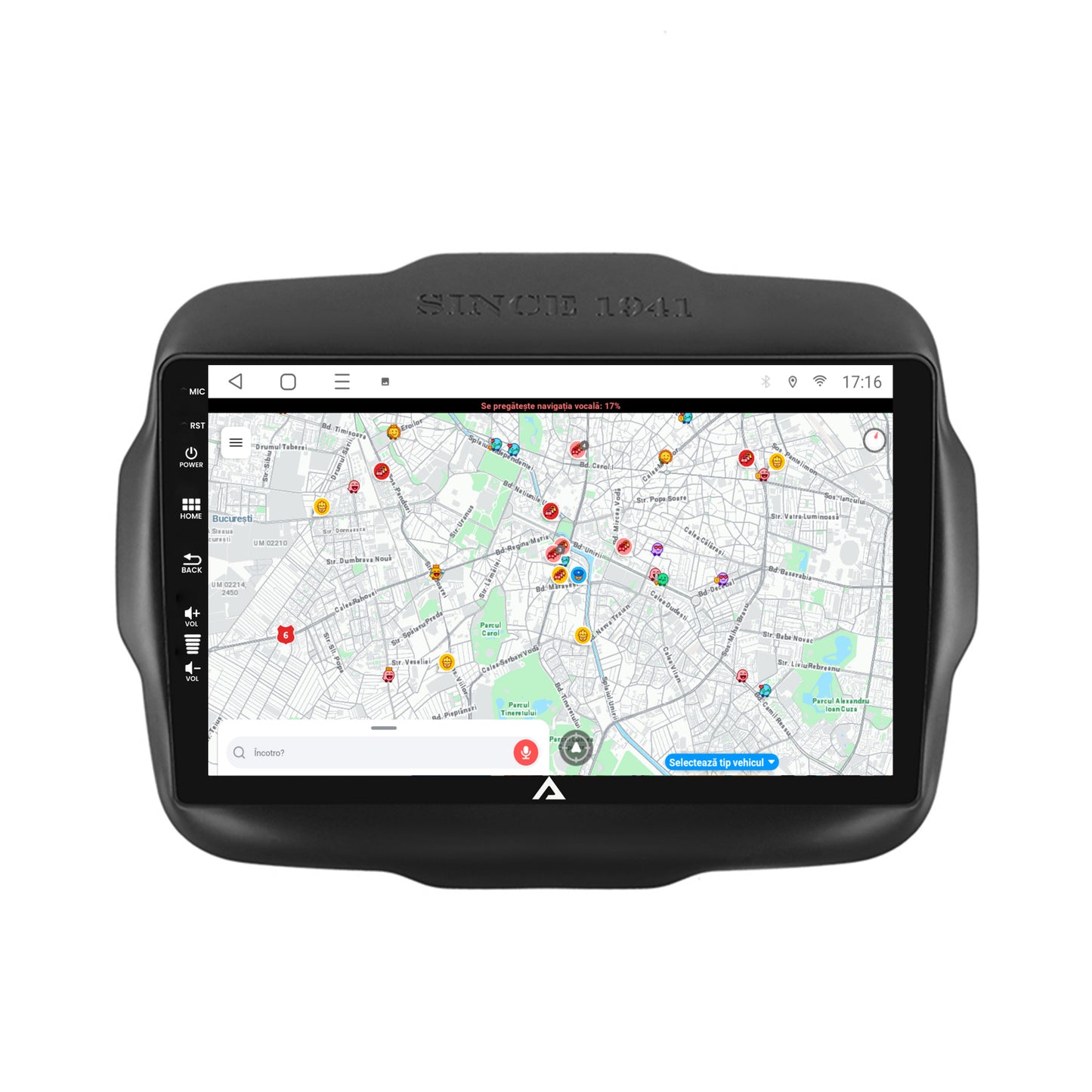 Navigatie Jeep Renegade (2014-2018), Android, E-Octacore / 2GB RAM + 32GB ROM, 9 Inch - AD-BGE9002+AD-BGRKIT286
