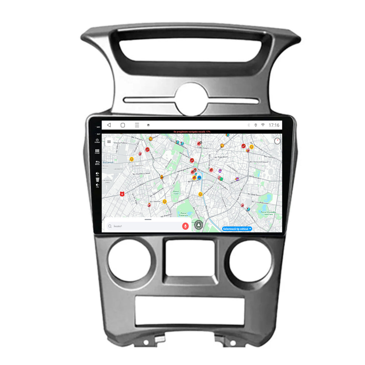 Navigatie Kia Carens (2007-2011), Android, P-Octacore / 2GB RAM + 32GB ROM, 9 Inch - AD-BGP9002+AD-BGRKIT209V2