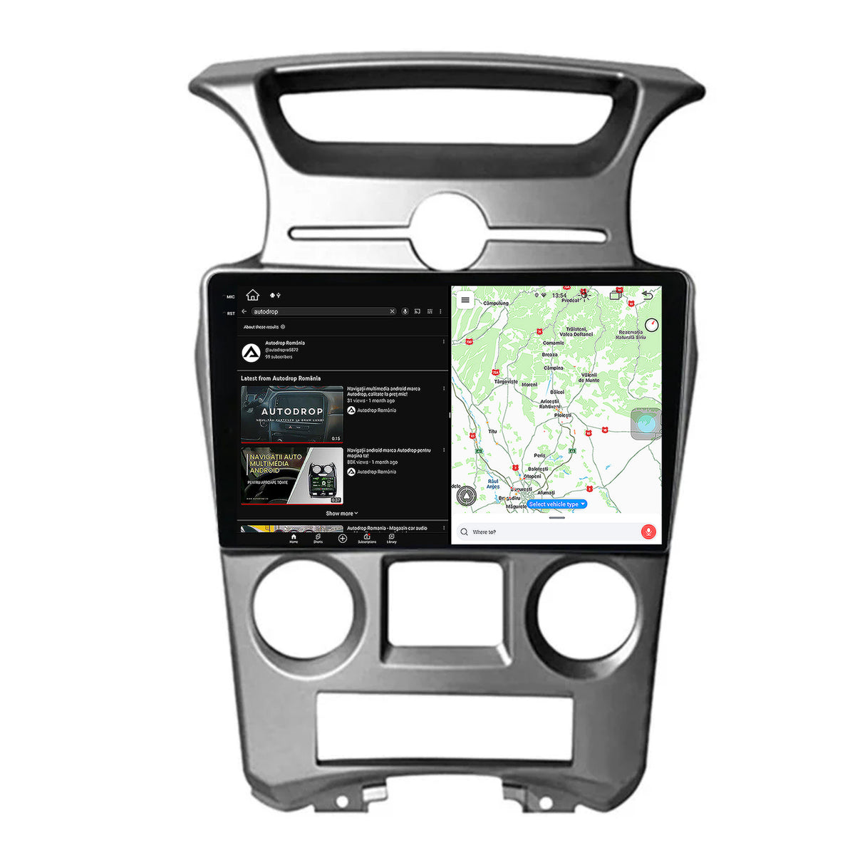 Navigatie Kia Carens (2007-2011), Android, X-Octacore / 8GB RAM + 256GB ROM, 9.5 Inch - AD-BGX9008+AD-BGRKIT209V2