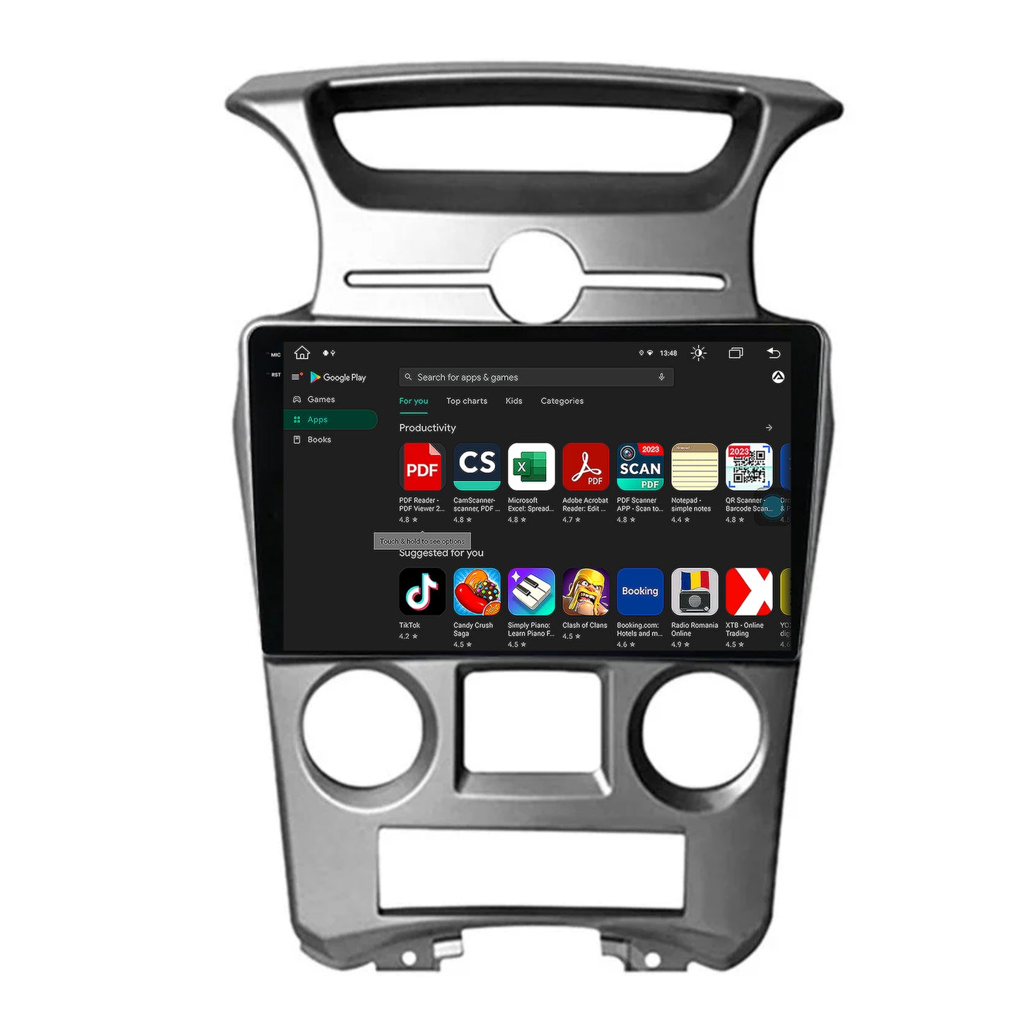 Navigatie Kia Carens (2007-2011), Android, X-Octacore / 8GB RAM + 256GB ROM, 9.5 Inch - AD-BGX9008+AD-BGRKIT209V2