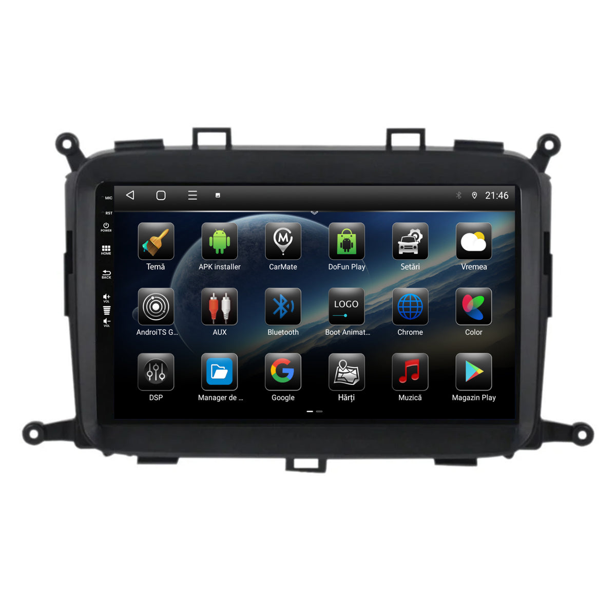 Navigatie Kia Carens (2012-2017), Android, E-Octacore / 2GB RAM + 32GB ROM, 9 Inch - AD-BGE9002+AD-BGRKIT220