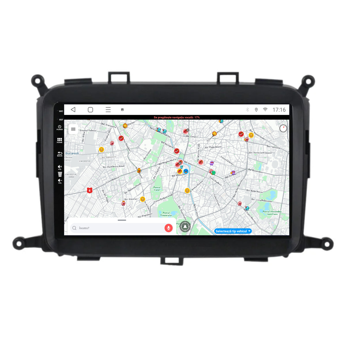 Navigatie Kia Carens (2012-2017), Android, E-Octacore / 2GB RAM + 32GB ROM, 9 Inch - AD-BGE9002+AD-BGRKIT220