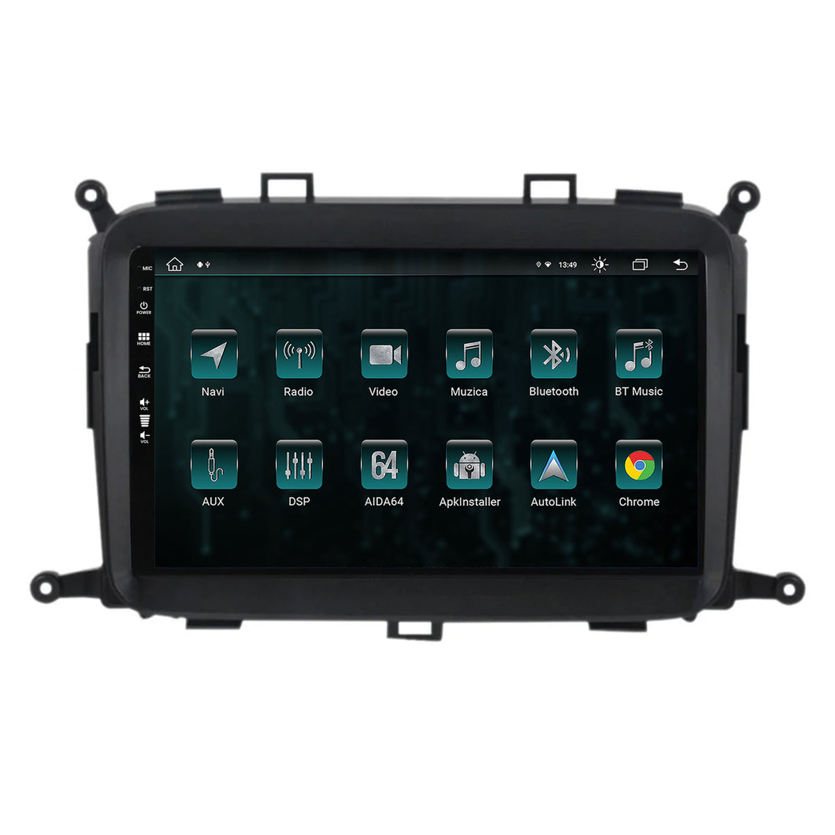 Navigatie Kia Carens (2012-2017), Android, Z-Octacore / 8GB RAM + 256GB ROM, 9 Inch - AD-BGZ9008+AD-BGRKIT220