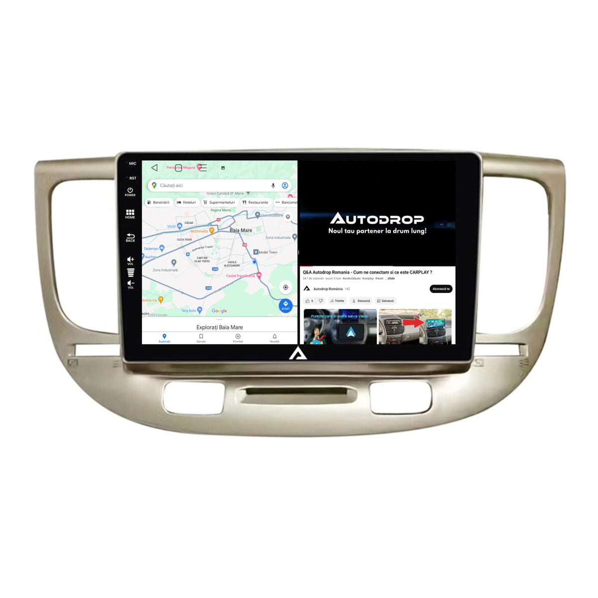 Navigatie Kia Rio (2006-2011), Android, E-Octacore / 2GB RAM + 32GB ROM, 9 Inch - AD-BGE9002+AD-BGRKIT232