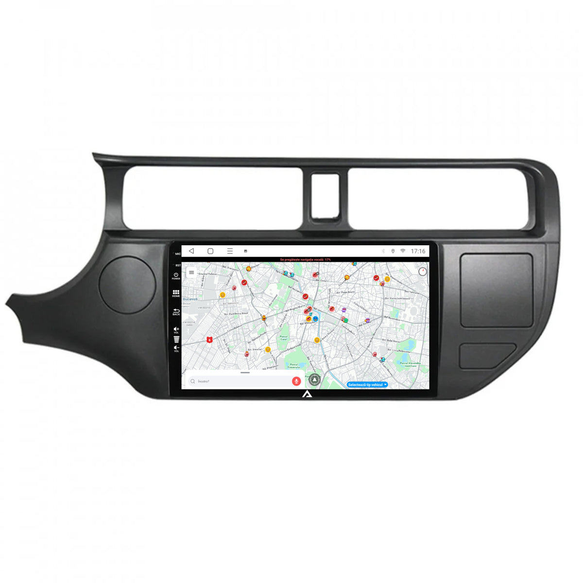 Navigatie Kia Rio (2011-2014), Android, E-Octacore / 2GB RAM + 32GB ROM, 9 Inch - AD-BGE9002+AD-BGRKIT226
