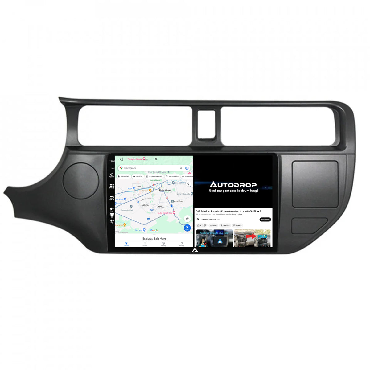Navigatie Kia Rio (2011-2014), Android, P-Octacore / 2GB RAM + 32GB ROM, 9 Inch - AD-BGP9002+AD-BGRKIT226