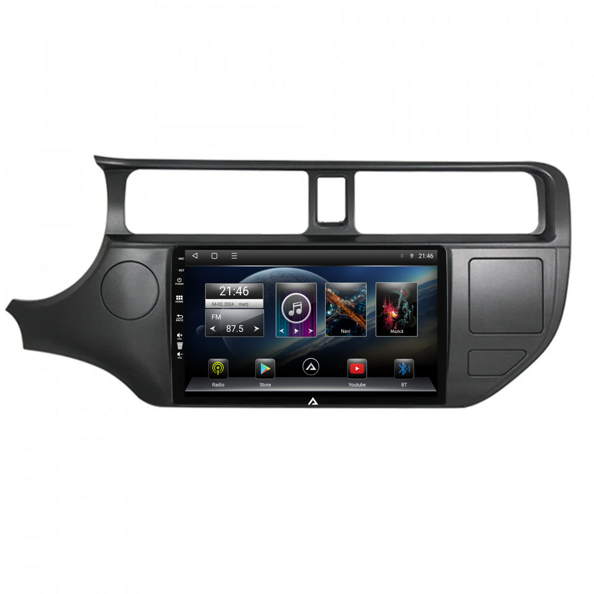 Navigatie Kia Rio (2011-2014), Android, P-Octacore / 2GB RAM + 32GB ROM, 9 Inch - AD-BGP9002+AD-BGRKIT226