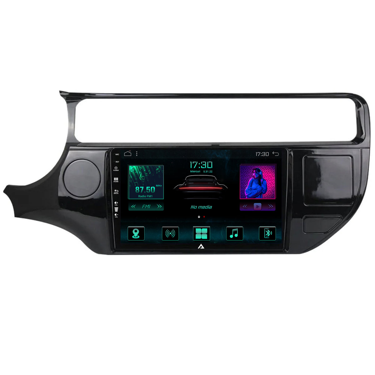 Navigatie Kia Rio (2014-2017), Android, A-Octacore / 4GB RAM + 64GB ROM, 9 Inch - AD-BGA9004+AD-BGRKIT228