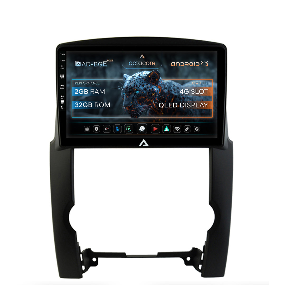 Navigatie Kia Sorento (2009-2013), Android, E-Octacore / 2GB RAM + 32GB ROM, 10.1 Inch - AD-BGE10002+AD-BGRKIT208