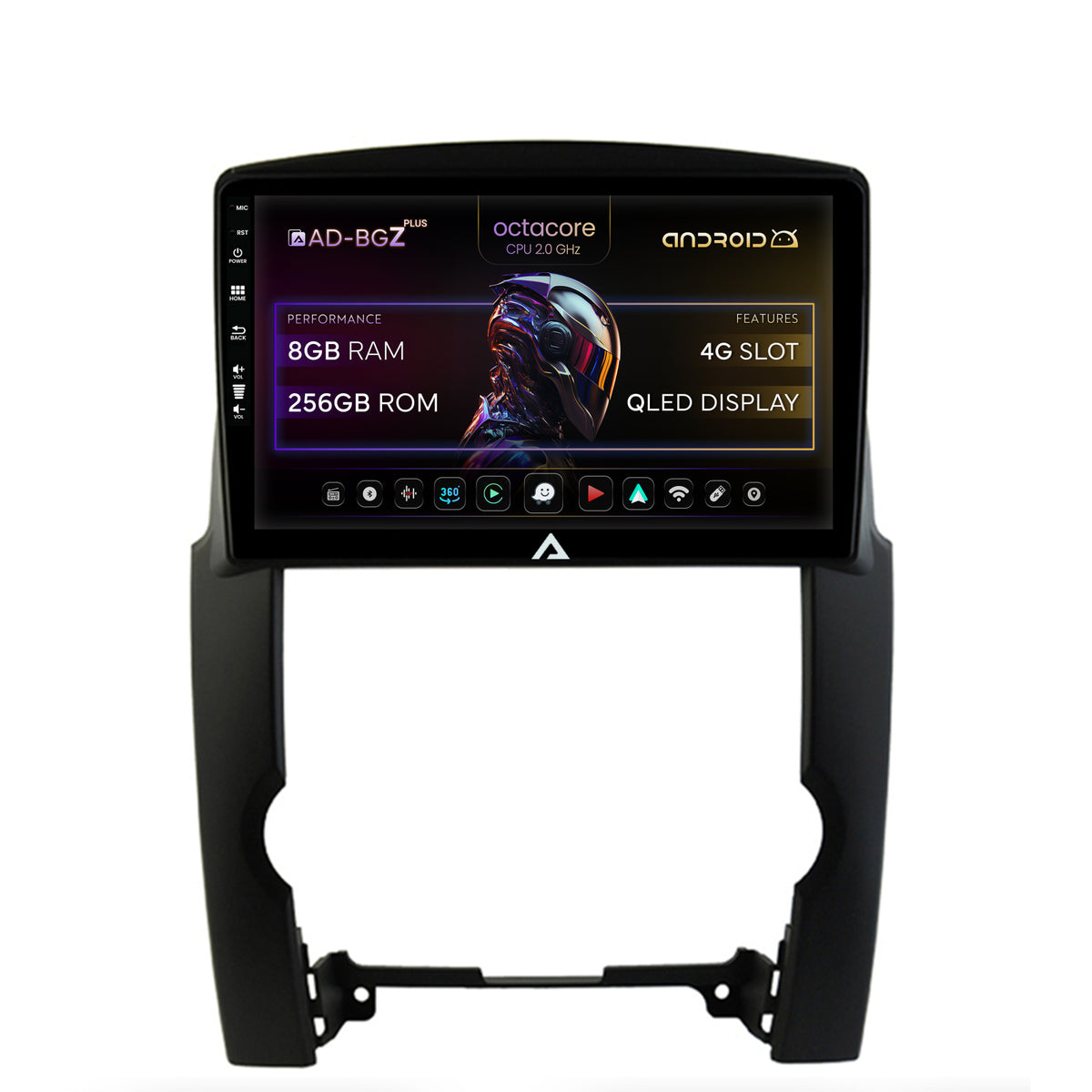 Navigatie Kia Sorento (2009-2013), Android, Z-Octacore / 8GB RAM + 256GB ROM, 10.1 Inch - AD-BGZ10008+AD-BGRKIT208