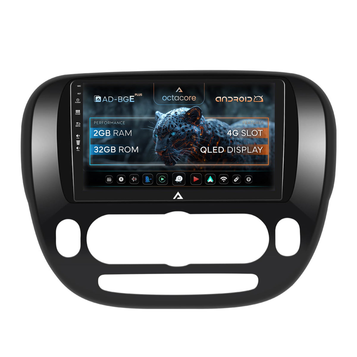 Navigatie Kia Soul (2014-2019), Android, E-Octacore / 2GB RAM + 32GB ROM, 9 Inch - AD-BGE9002+AD-BGRKIT233V1