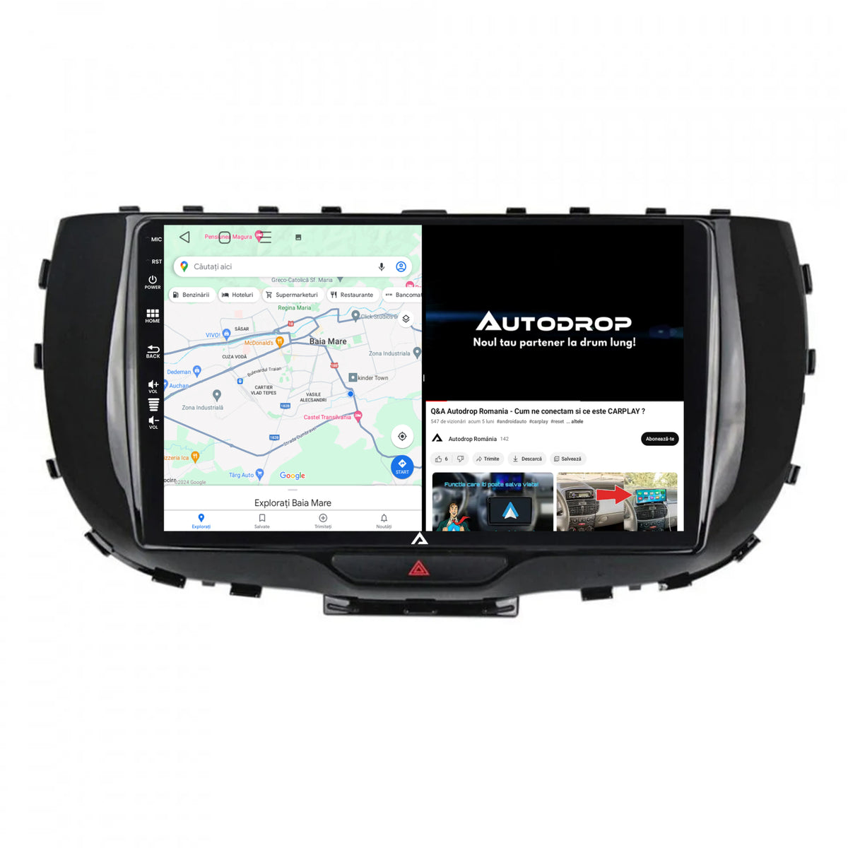 Navigatie Kia Soul (2019+), Android, P-Octacore / 2GB RAM + 32GB ROM, 9 Inch - AD-BGP9002+AD-BGRKIT235