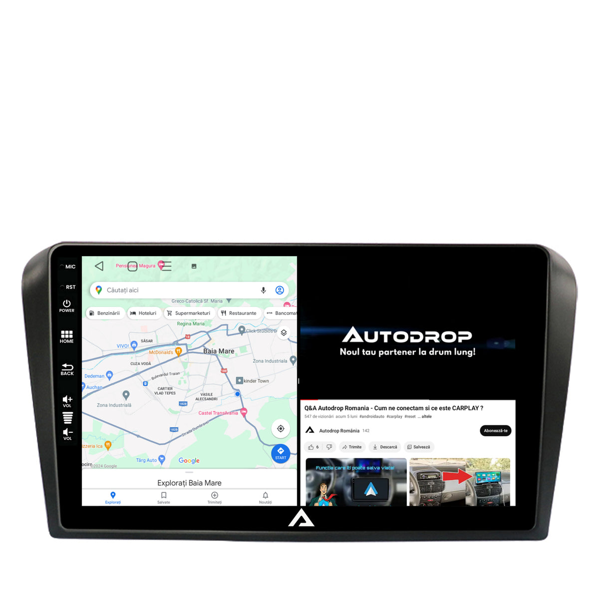 Navigatie Mazda 3 (2003-2009), Android, E-Octacore / 2GB RAM + 32GB ROM, 9 Inch - AD-BGE9002+AD-BGRKIT322