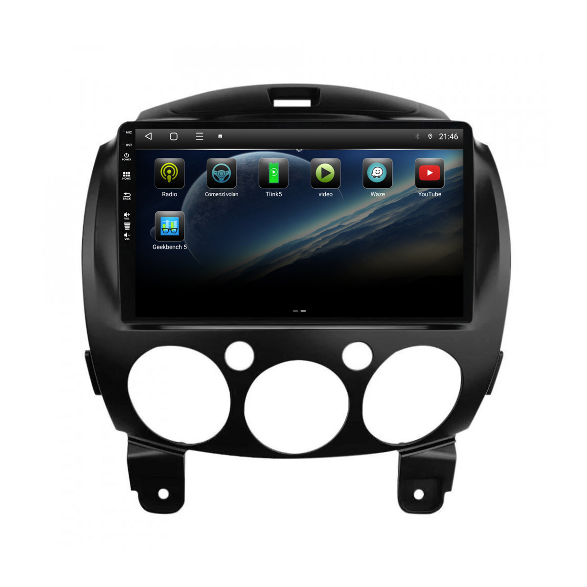 Navigatie Mazda 2 (2007-2014), Android, E-Octacore / 2GB RAM + 32GB ROM, 9 Inch - AD-BGE9002+AD-BGRKIT325
