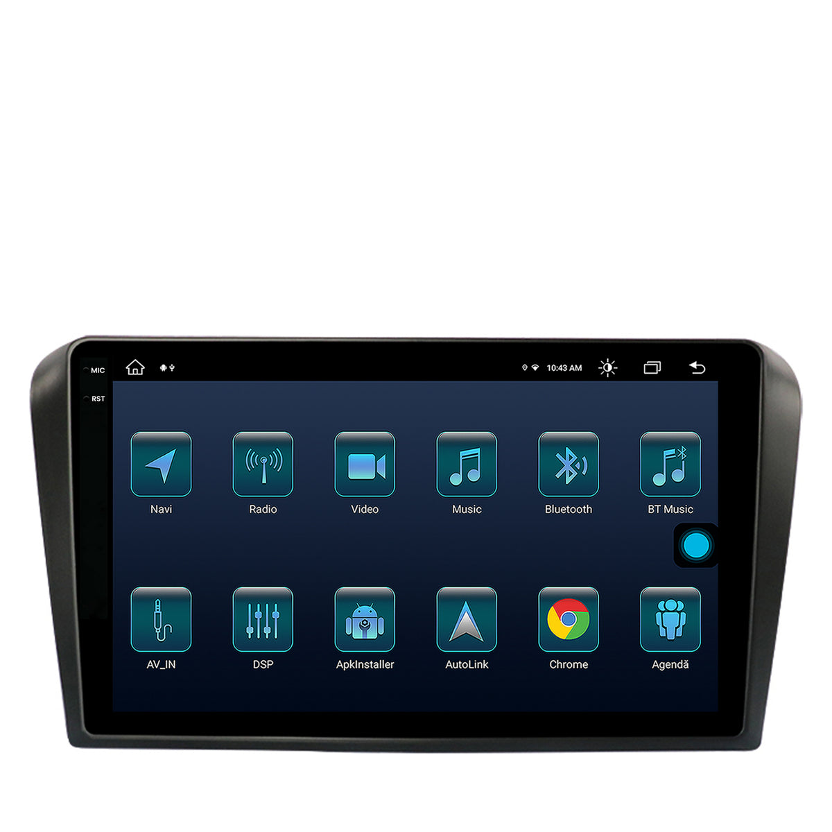 Navigatie Mazda 3 (2003-2009), Android, X-Octacore / 8GB RAM + 256GB ROM, 9.5 Inch - AD-BGX9008+AD-BGRKIT322