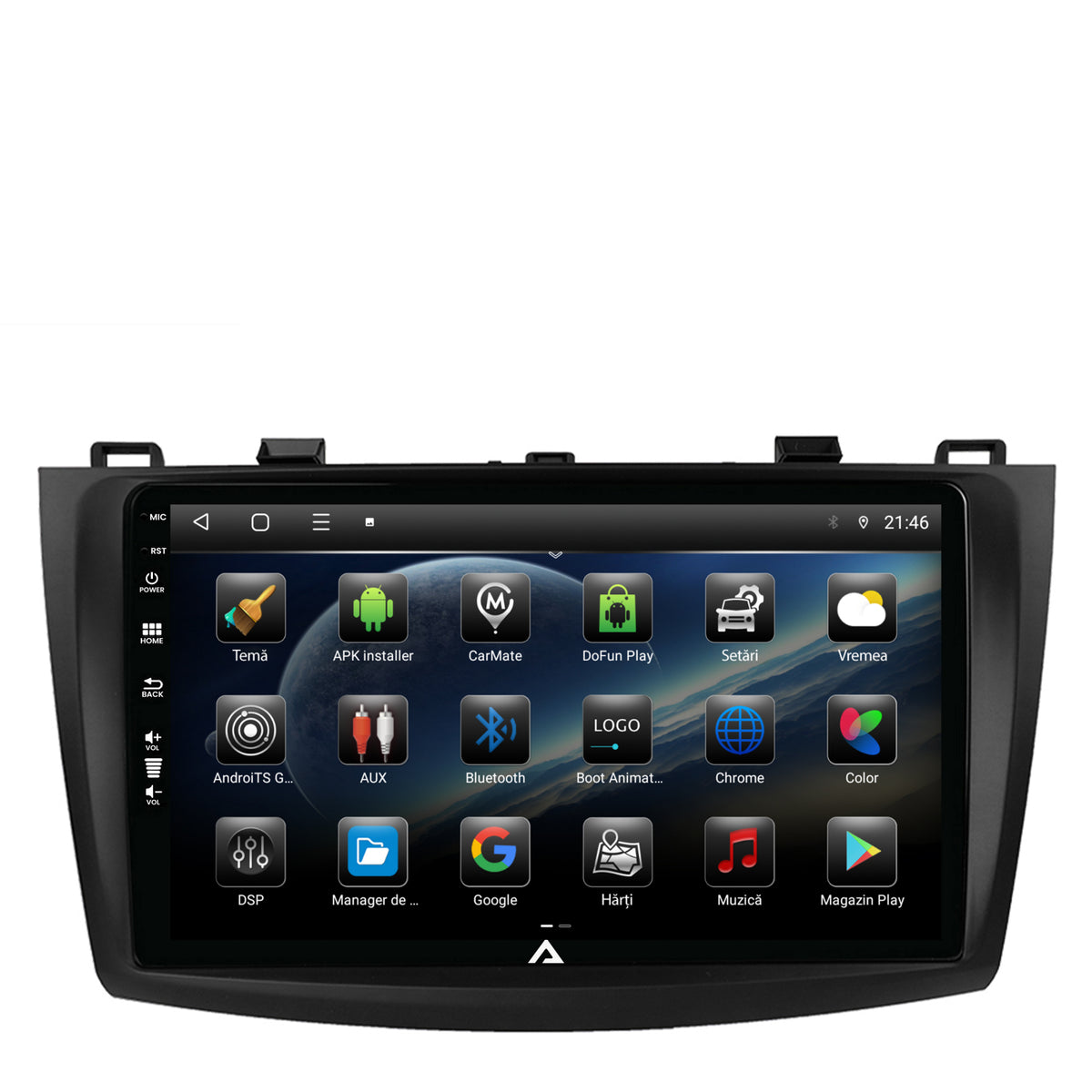 Navigatie Mazda 3 (2009-2013), Android, P-Octacore / 2GB RAM + 32GB ROM, 9 Inch - AD-BGP9002+AD-BGRKIT320