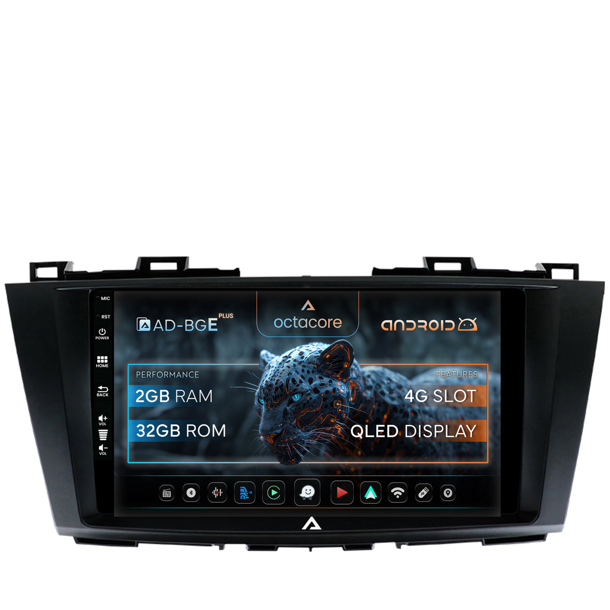 Navigatie Mazda 5 (2010-2015), Android, E-Octacore / 2GB RAM + 32GB ROM, 9 Inch - AD-BGE9002+AD-BGRKIT323