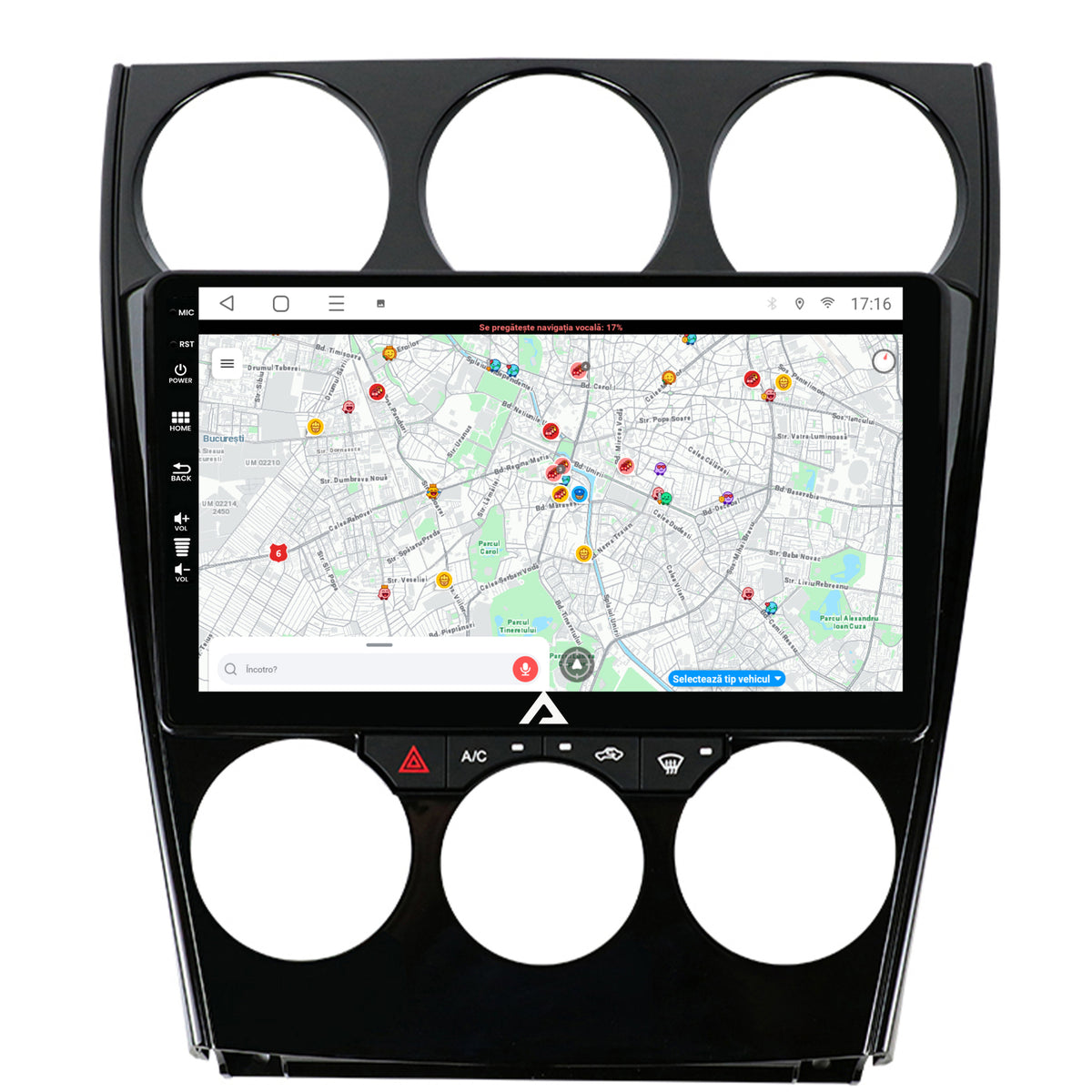 Navigatie Mazda 6 (2002-2008), Android, E-Octacore / 2GB RAM + 32GB ROM, 9 Inch - AD-BGE9002+AD-BGRKIT321