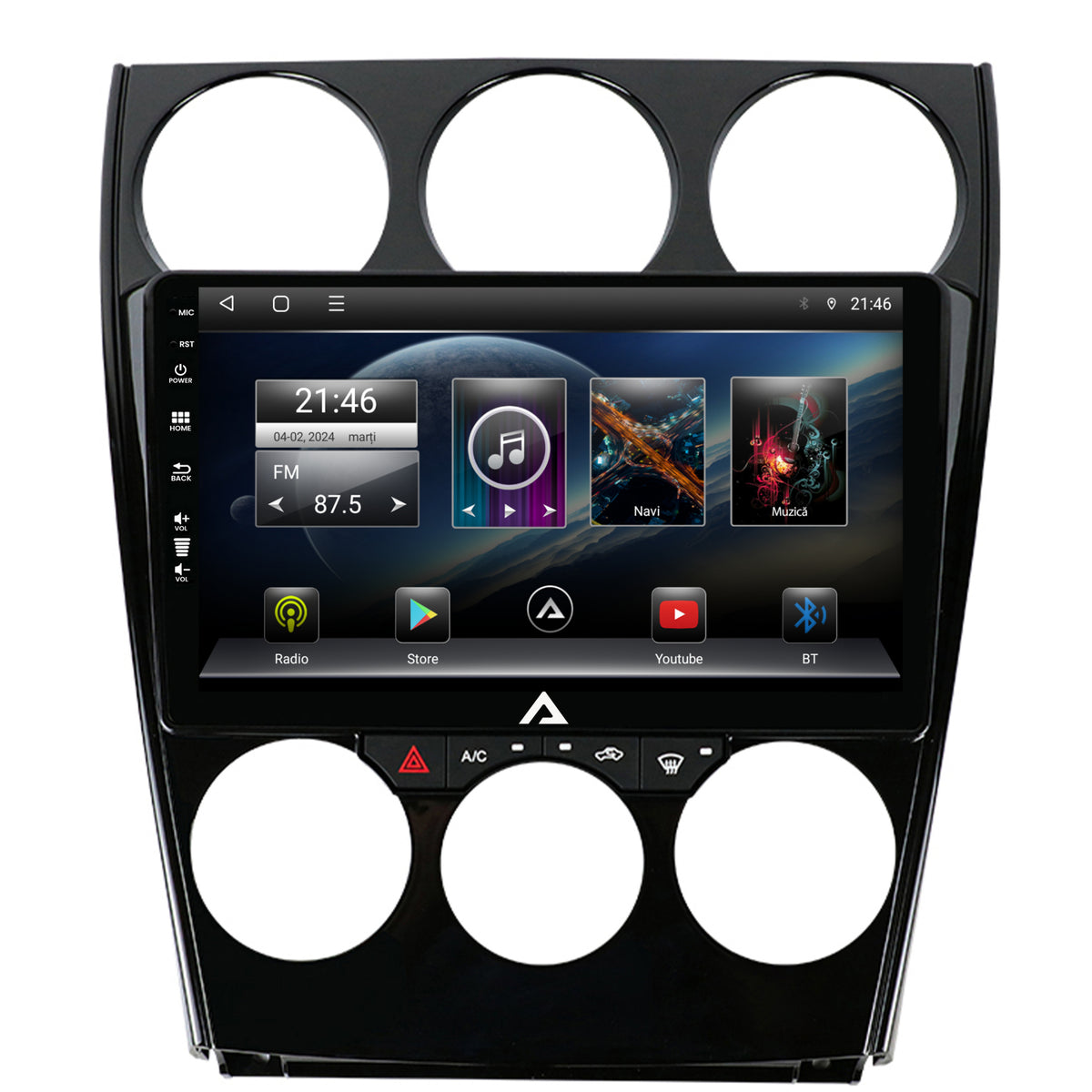 Navigatie Mazda 6 (2002-2008), Android, E-Octacore / 2GB RAM + 32GB ROM, 9 Inch - AD-BGE9002+AD-BGRKIT321