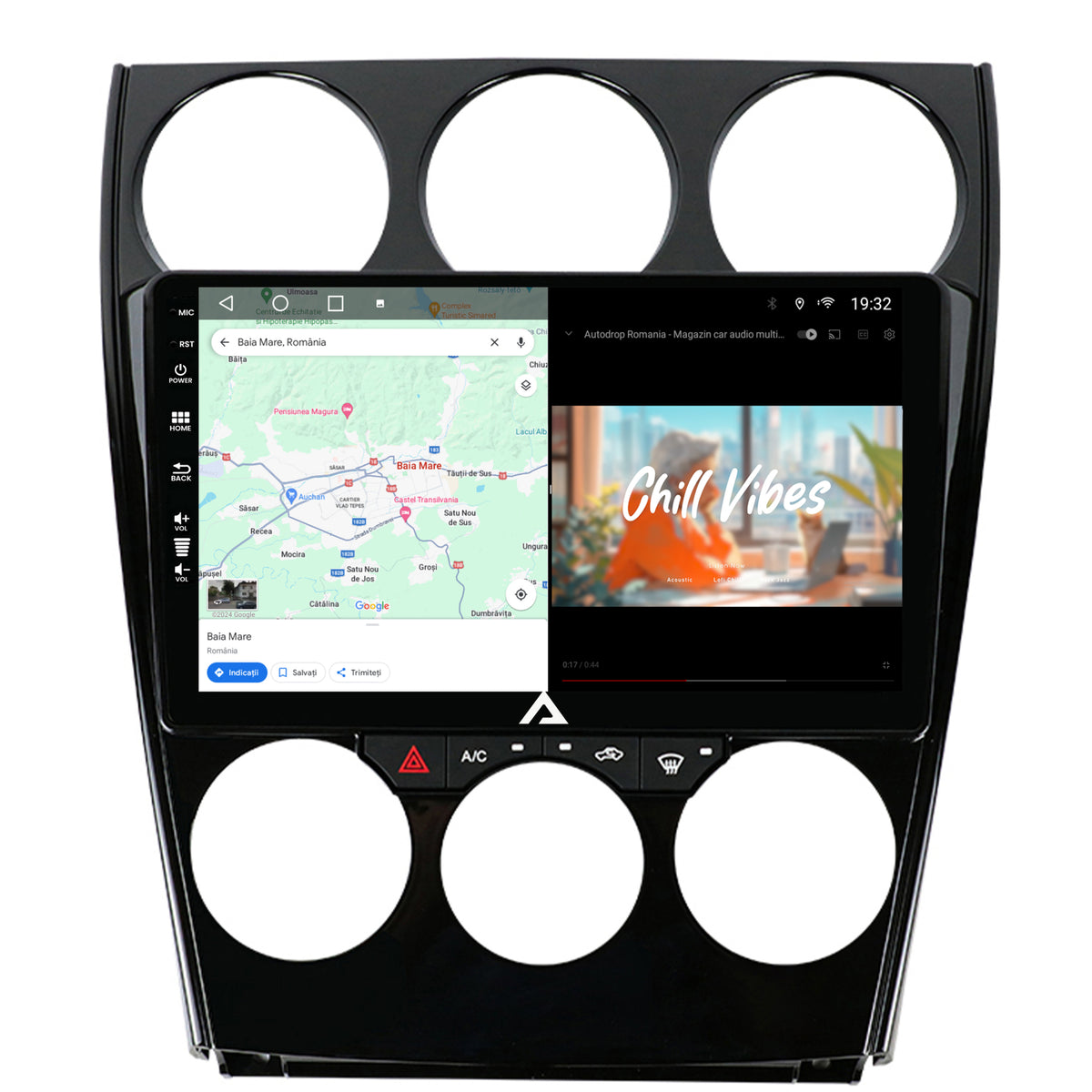 Navigatie Mazda 6 (2002-2008), Android, A-Octacore / 4GB RAM + 64GB ROM, 9 Inch - AD-BGA9004+AD-BGRKIT321