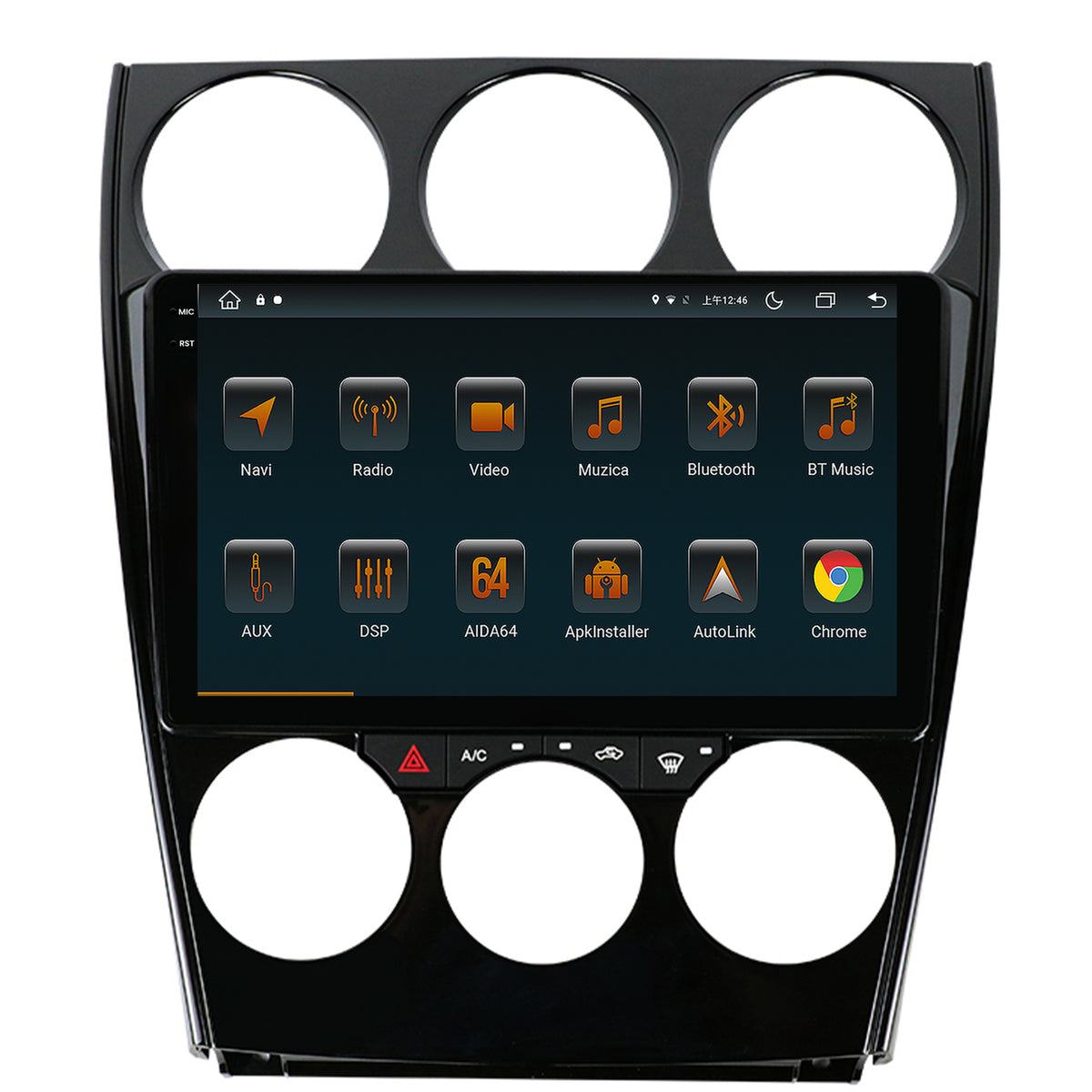 Navigatie Mazda 6 (2002-2008), Android, V-Octacore / 4GB RAM + 64GB ROM, 9.5 Inch - AD-BGV9004+AD-BGRKIT321
