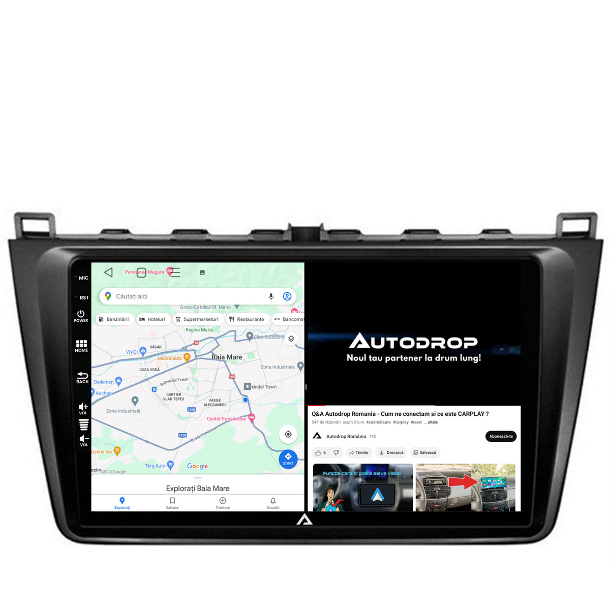 Navigatie Mazda 6 (2008-2013), Android, E-Octacore / 2GB RAM + 32GB ROM, 9 Inch - AD-BGE9002+AD-BGRKIT328