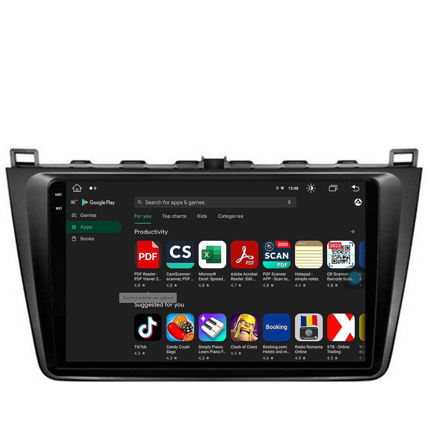 Navigatie Mazda 6 (2008-2013), Android, X-Octacore / 8GB RAM + 256GB ROM, 9.5 Inch - AD-BGX9008+AD-BGRKIT328