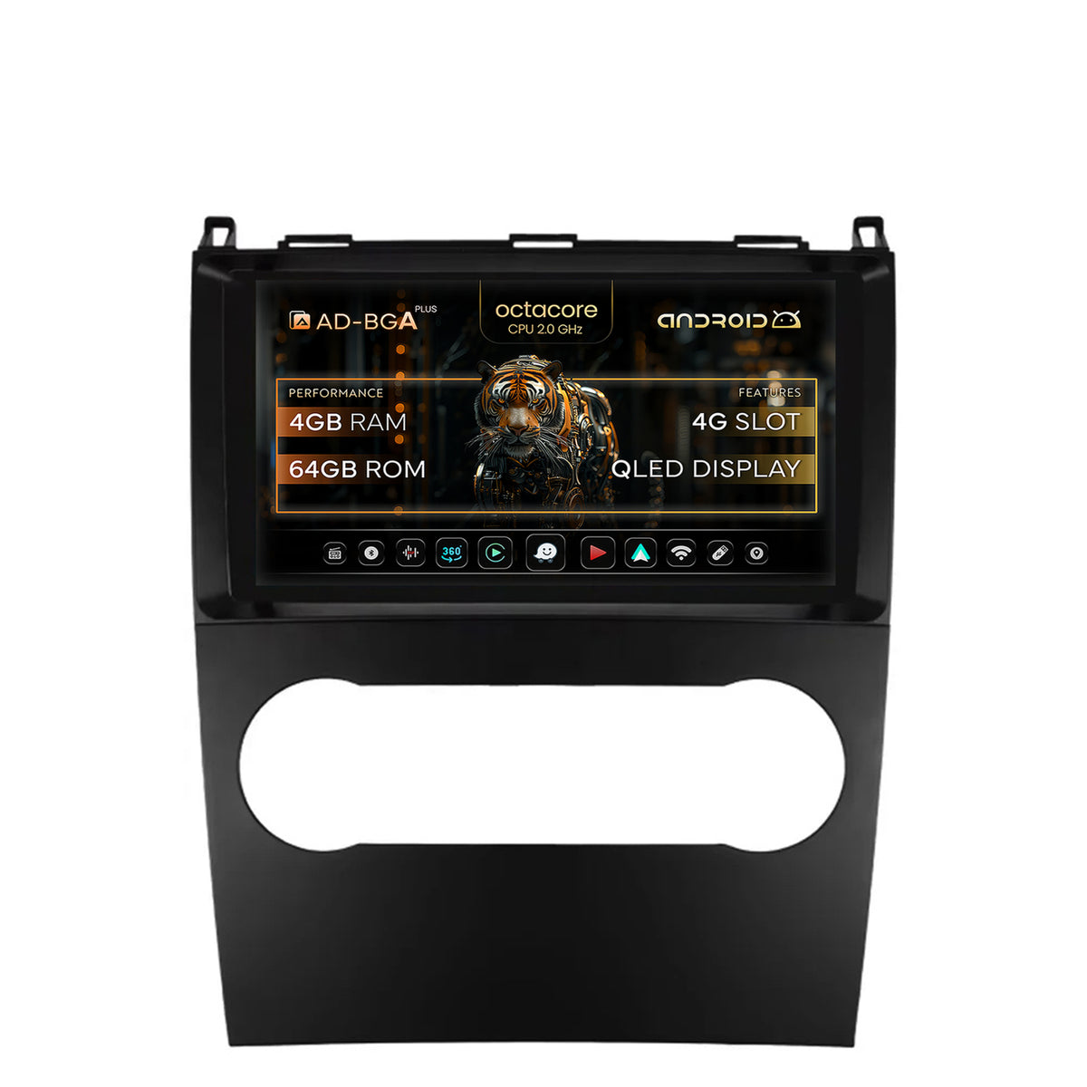 Navigatie Mercedes Benz A/B Class (2004-2011), Android, A-Octacore / 4GB RAM + 64GB ROM, 9 Inch - AD-BGA9004+AD-BGRKIT420